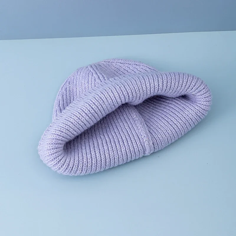 Nieuwe gebreide muts met opges - Beanie Cuffed Knit recensie en prijs
