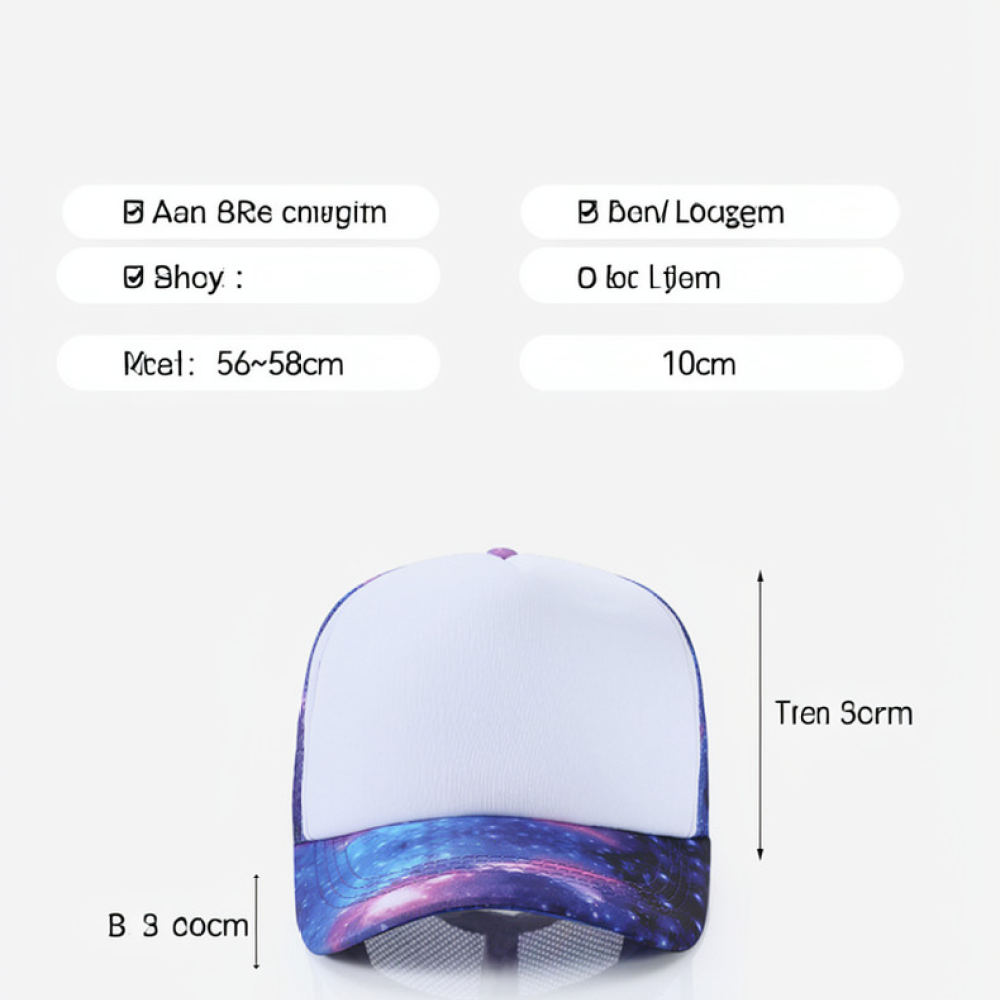 Verstelbare baseballpet van me - Trucker Cap Mesh recensie en prijs